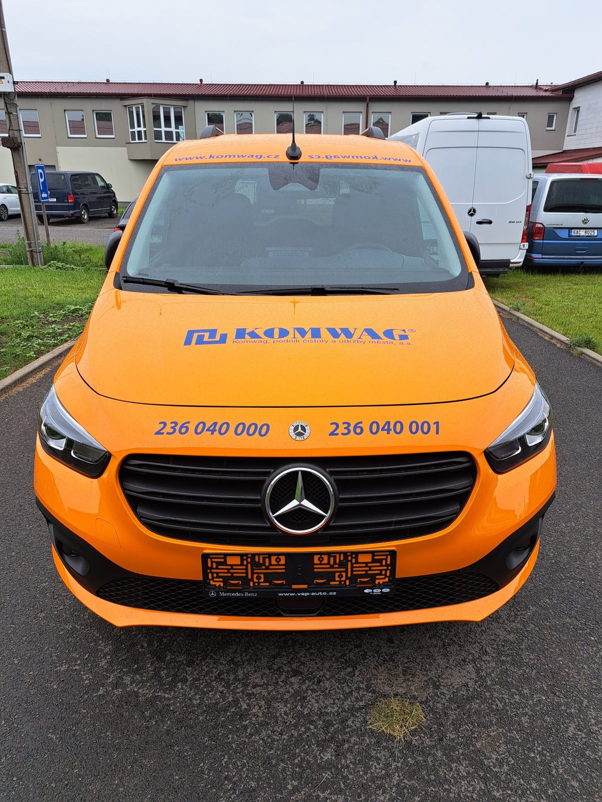 Komwag, reklamní polep užitkového vozu (1)