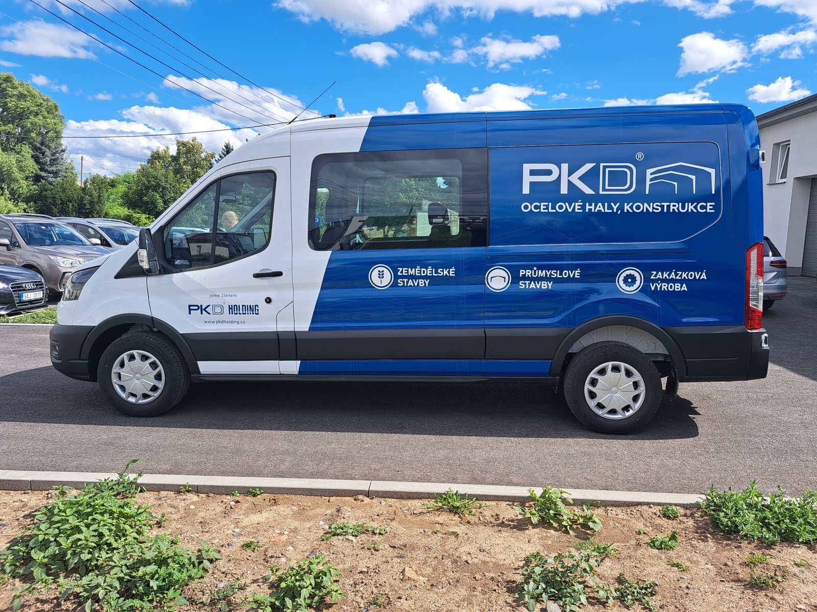 PKD, reklamní polep firemního vozu (2)