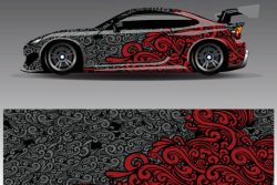 grafický design car wrap